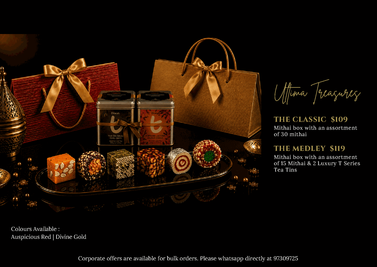 Ultima Treasures Deepavali gift boxes